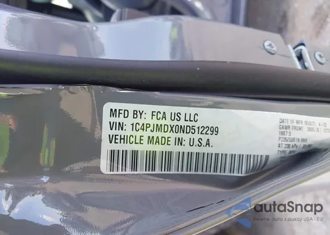 2022 Jeep Cherokee Limited 4X4 from USA, damaged, VIN 1C4PJMDX0ND512299